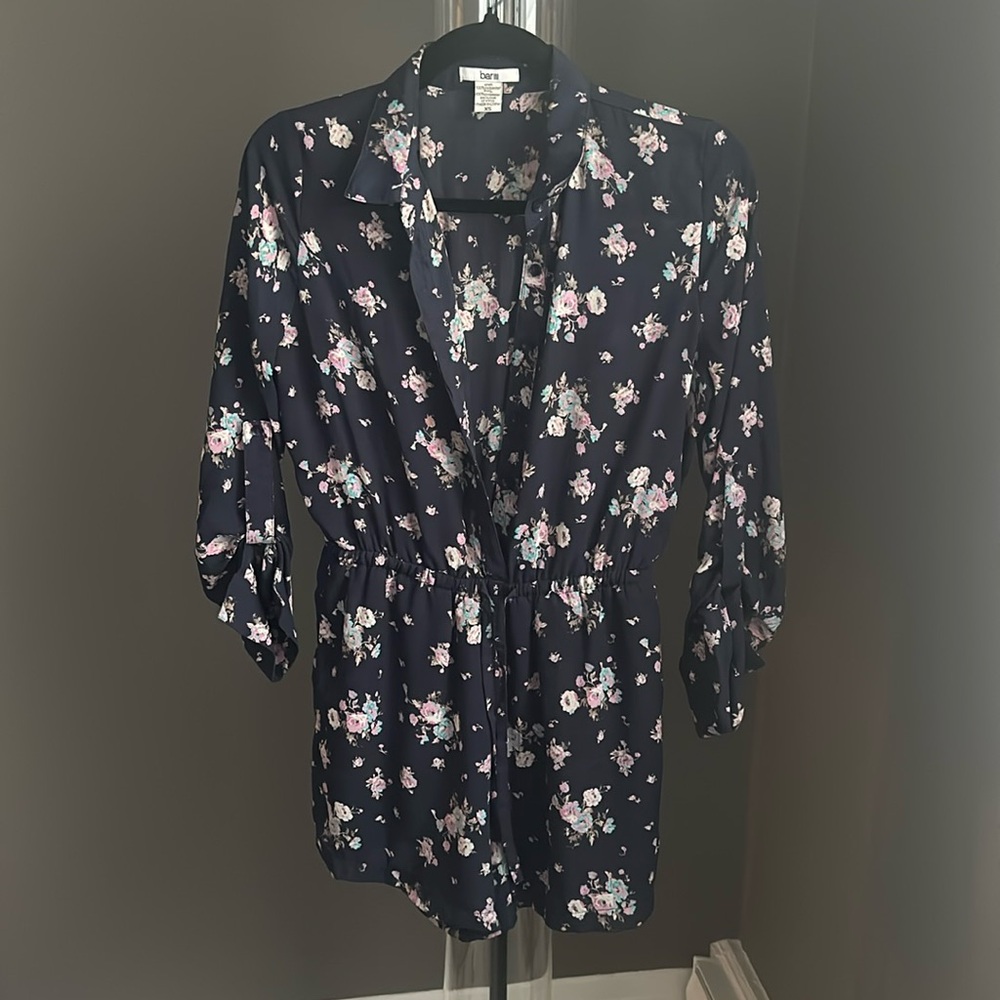 bar III Floral Romper - XS